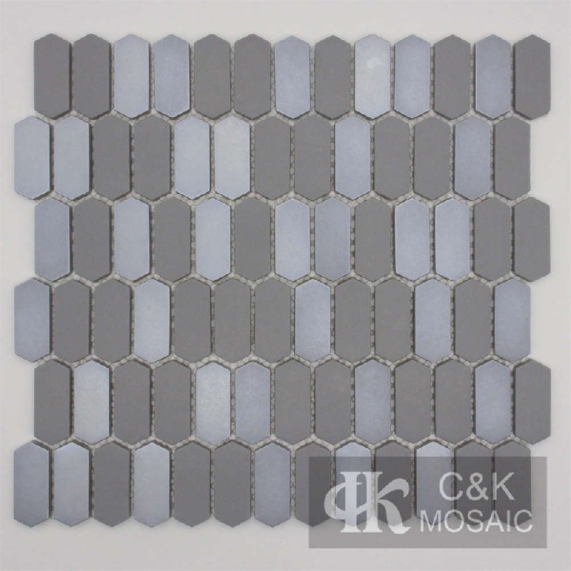 Hot selling Mixed Hexagon Glass Recycled glass mosaic for backsplash MSZPA2009