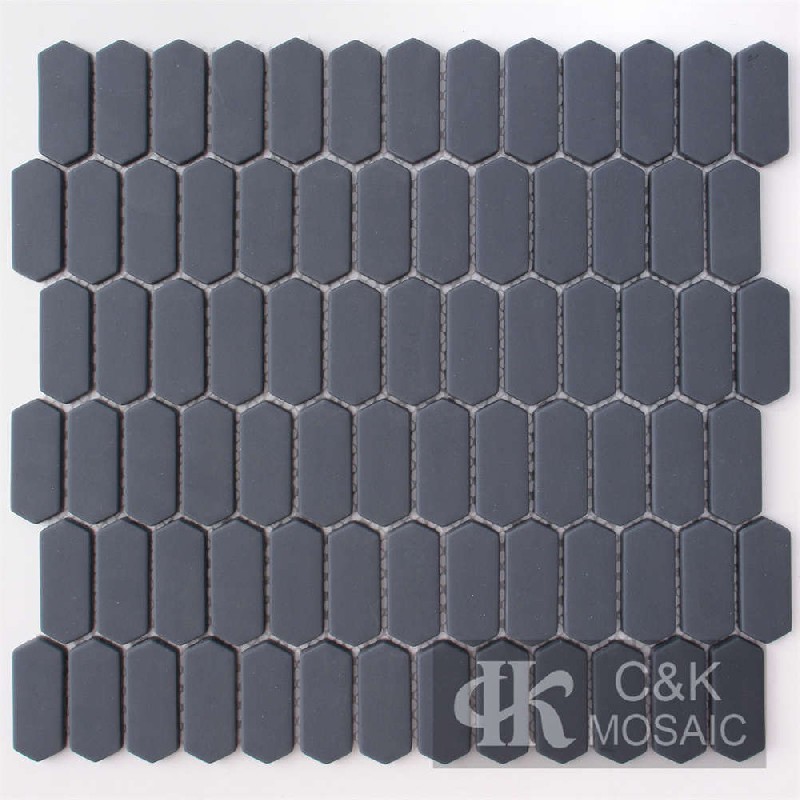 Hot selling Grey Hexagon Glass Recycled glass mosaic for backsplash SZM102