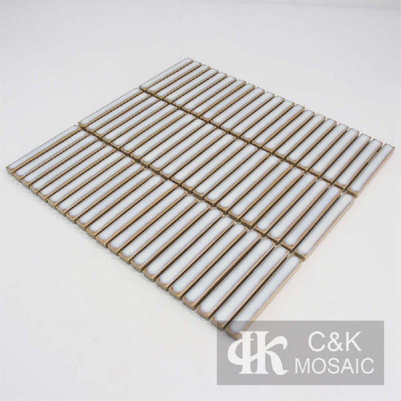 Fashion White Kitkat Ceramic Mosaic Tile for Backsplash 1298ALTC001