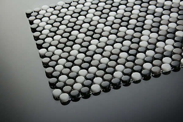 Fashion Mixed Round Glass Recycled glass mosaic for backsplash 15SRW82