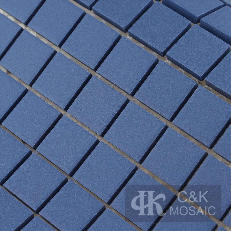 Blue Mixed Square Ceramic Mosaic Tile for Wall and Floor TY23-DBLUE