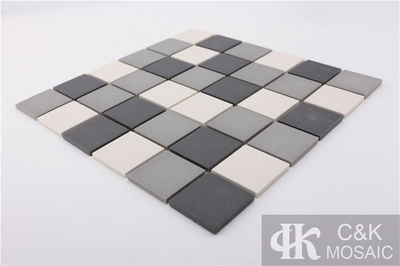 Colorful Grey Mixed Square Ceramic Mosaic Tile for Wall and Floor MTSM2003
